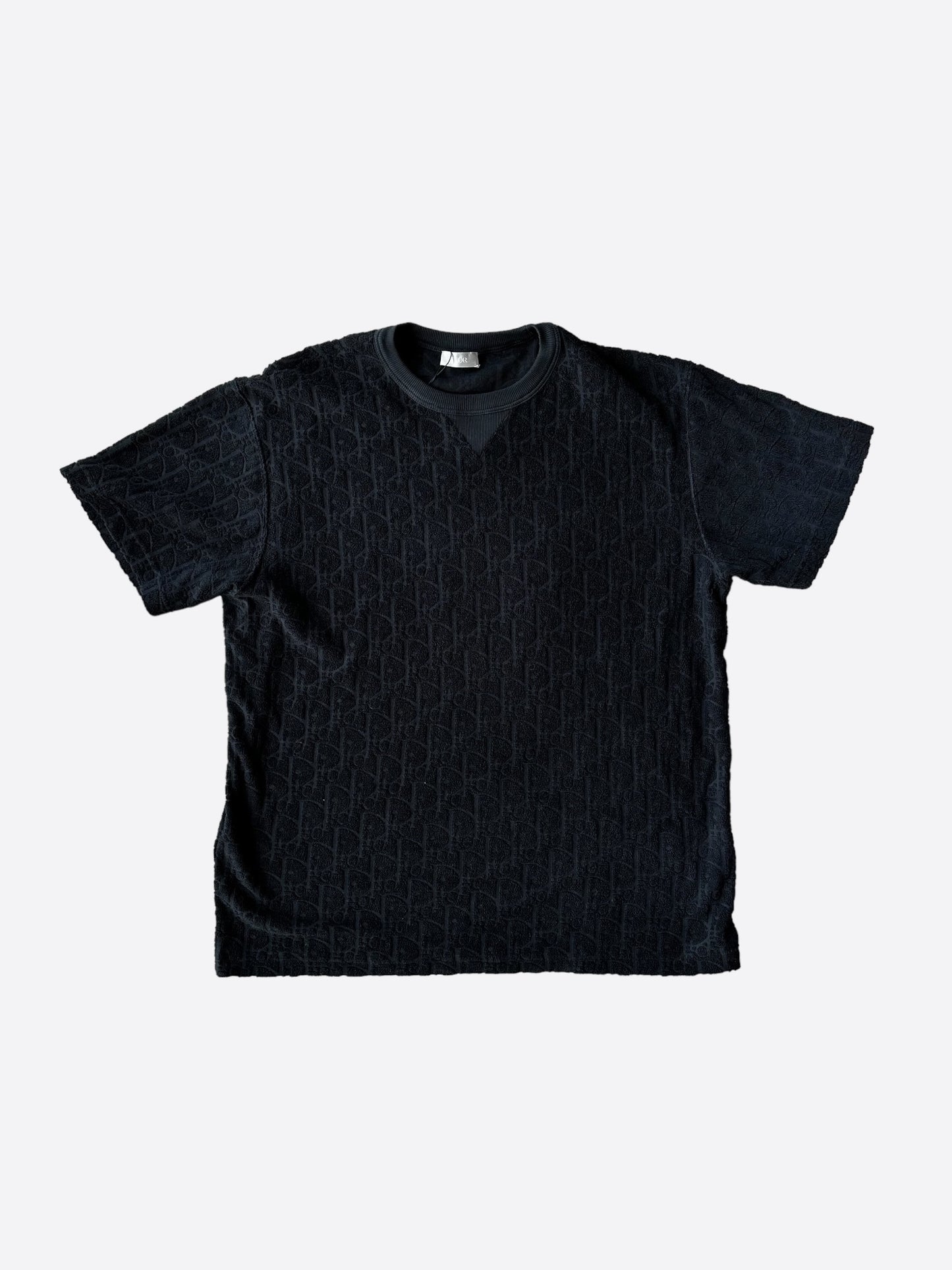 Dior Black Oblique Towel T-Shirt