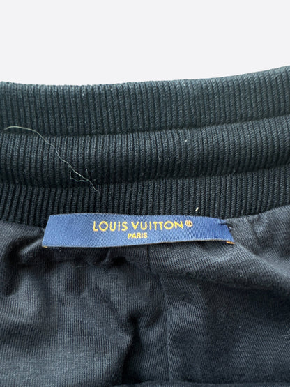 Louis Vuitton Green Camouflage Monogram Fleece Sweatpants