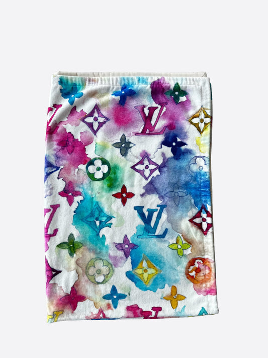 Louis Vuitton Multicolor Watercolor Monogram Beach Towel