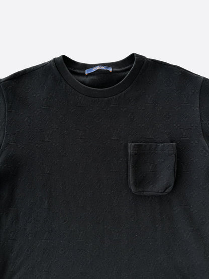 Louis Vuitton Black Monogram Pocket T-Shirt