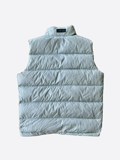 Dior Blue Oblique Puffer Vest