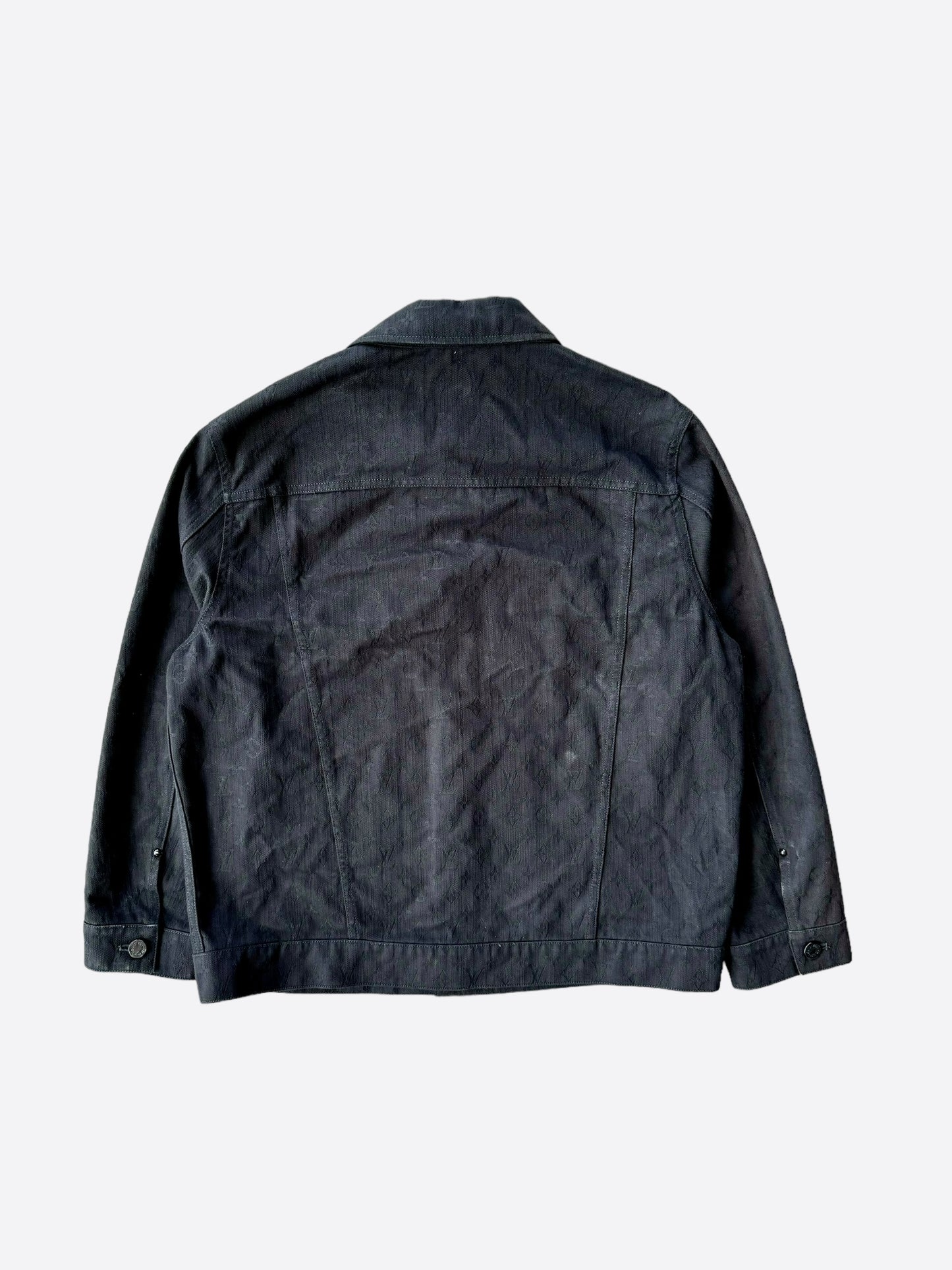 Louis Vuitton Black Monogram Denim Jacket