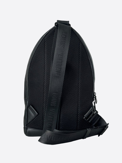 Louis Vuitton Black Shadow Monogram Racer Sling Bag