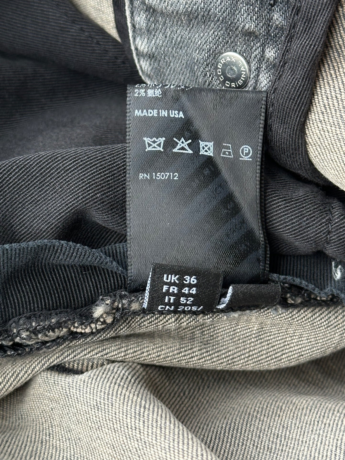 Amiri Grey & Camo Patch MX1 Jeans