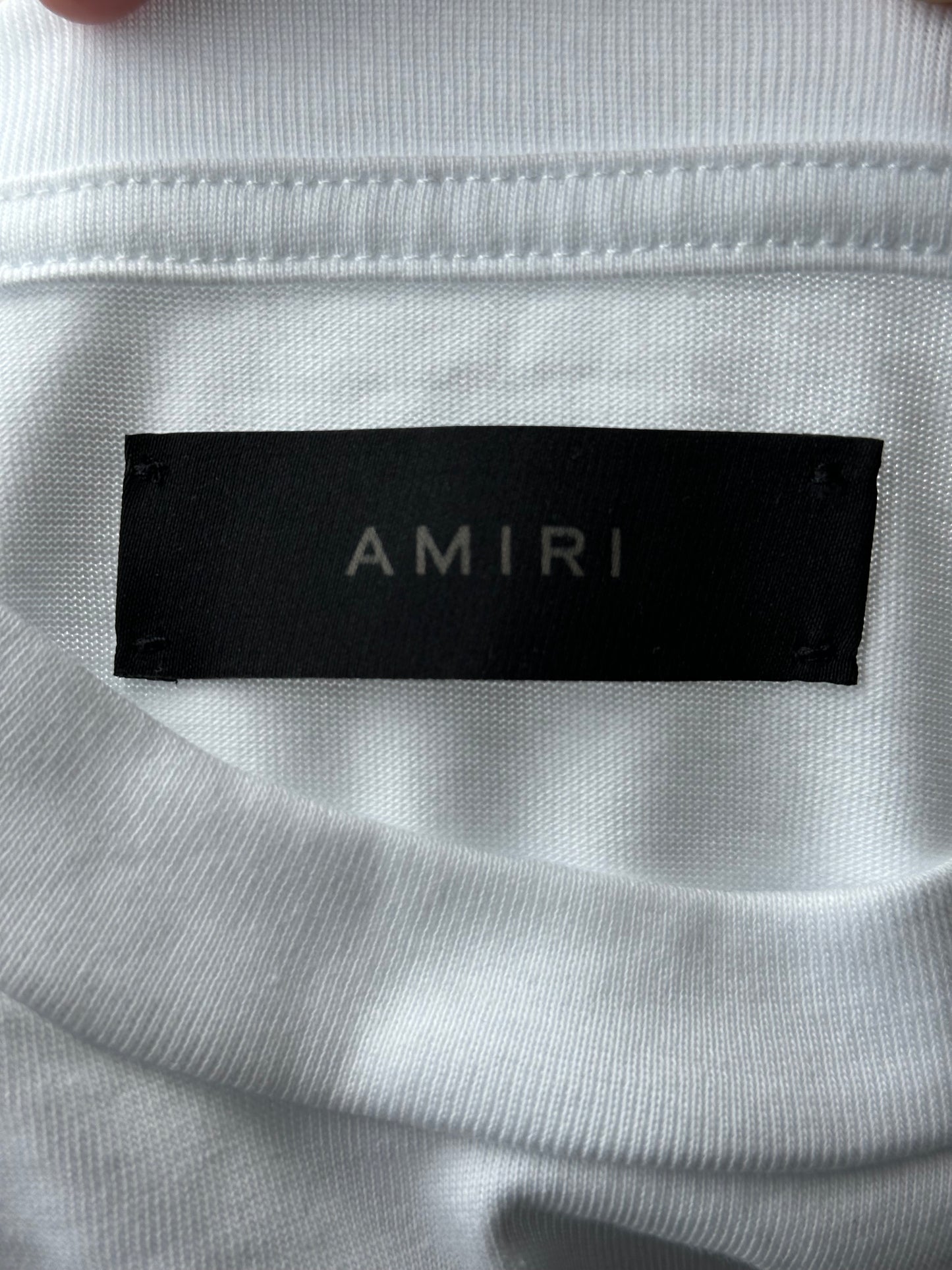 Amiri White & Black Wolf Records T-Shirt