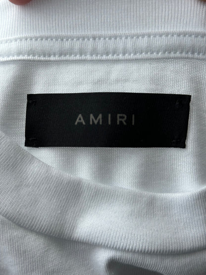 Amiri White & Black Wolf Records T-Shirt