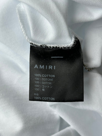 Amiri White & Black Wolf Records T-Shirt