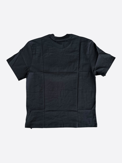 Amiri Black & Grey Staggered Logo T-Shirt