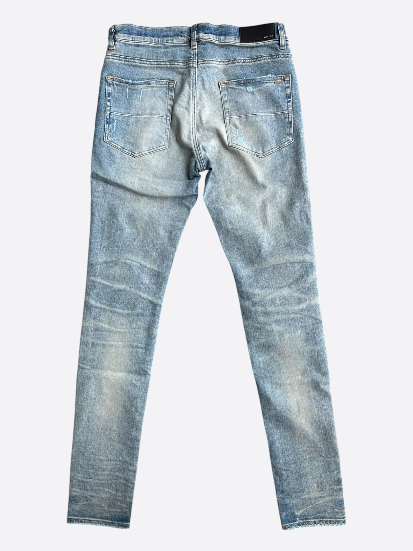 Amiri Clay Indigo & Orange Patch MX1 Jeans