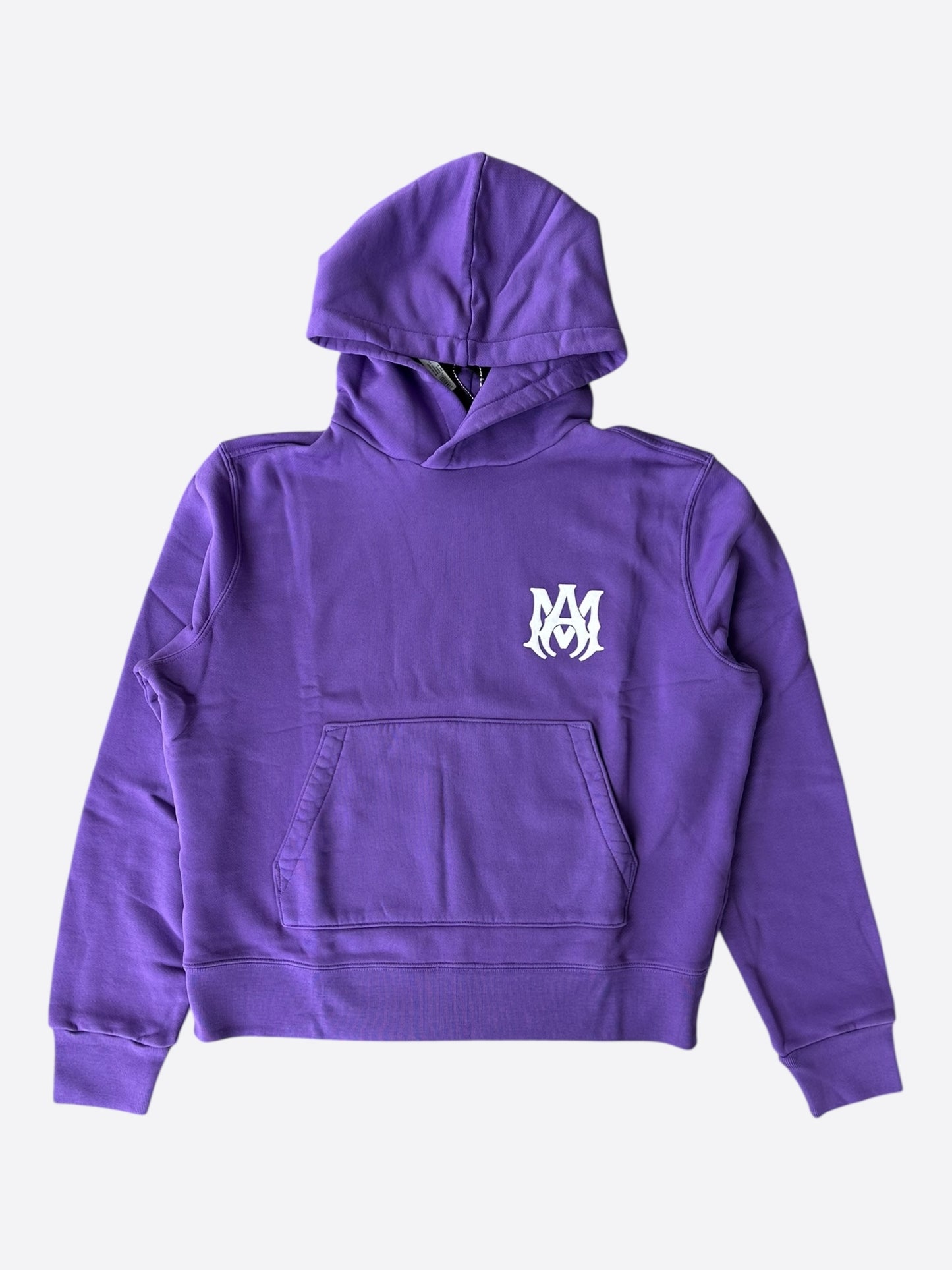Amiri Purple & White MA Logo Hoodie