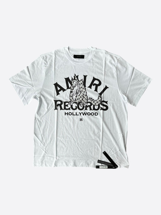 Amiri White & Black Wolf Records T-Shirt