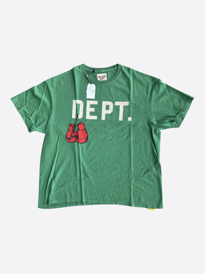 Gallery Dept Green Boxing Logo T-Shirt