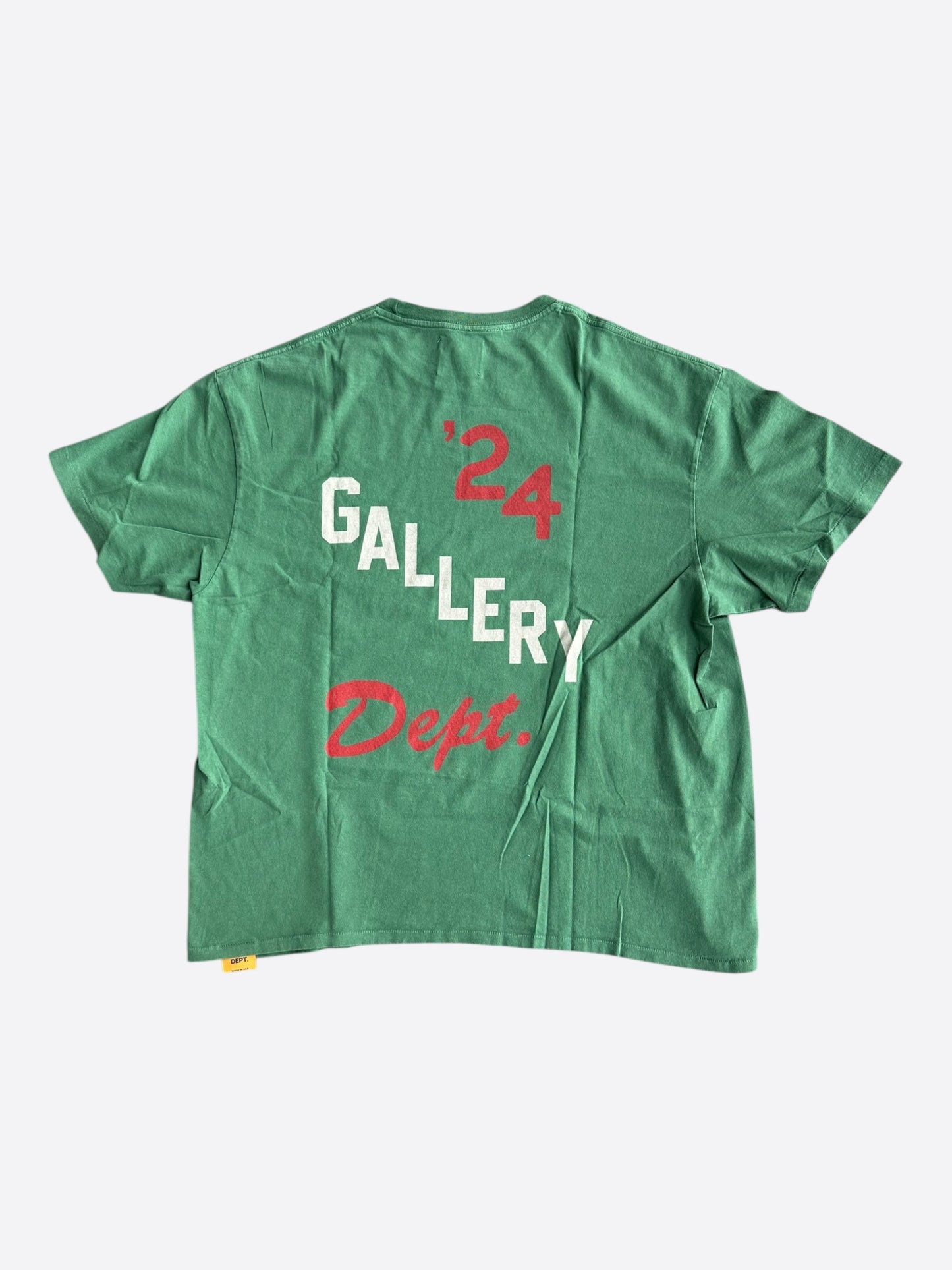 Gallery Dept Green Boxing Logo T-Shirt