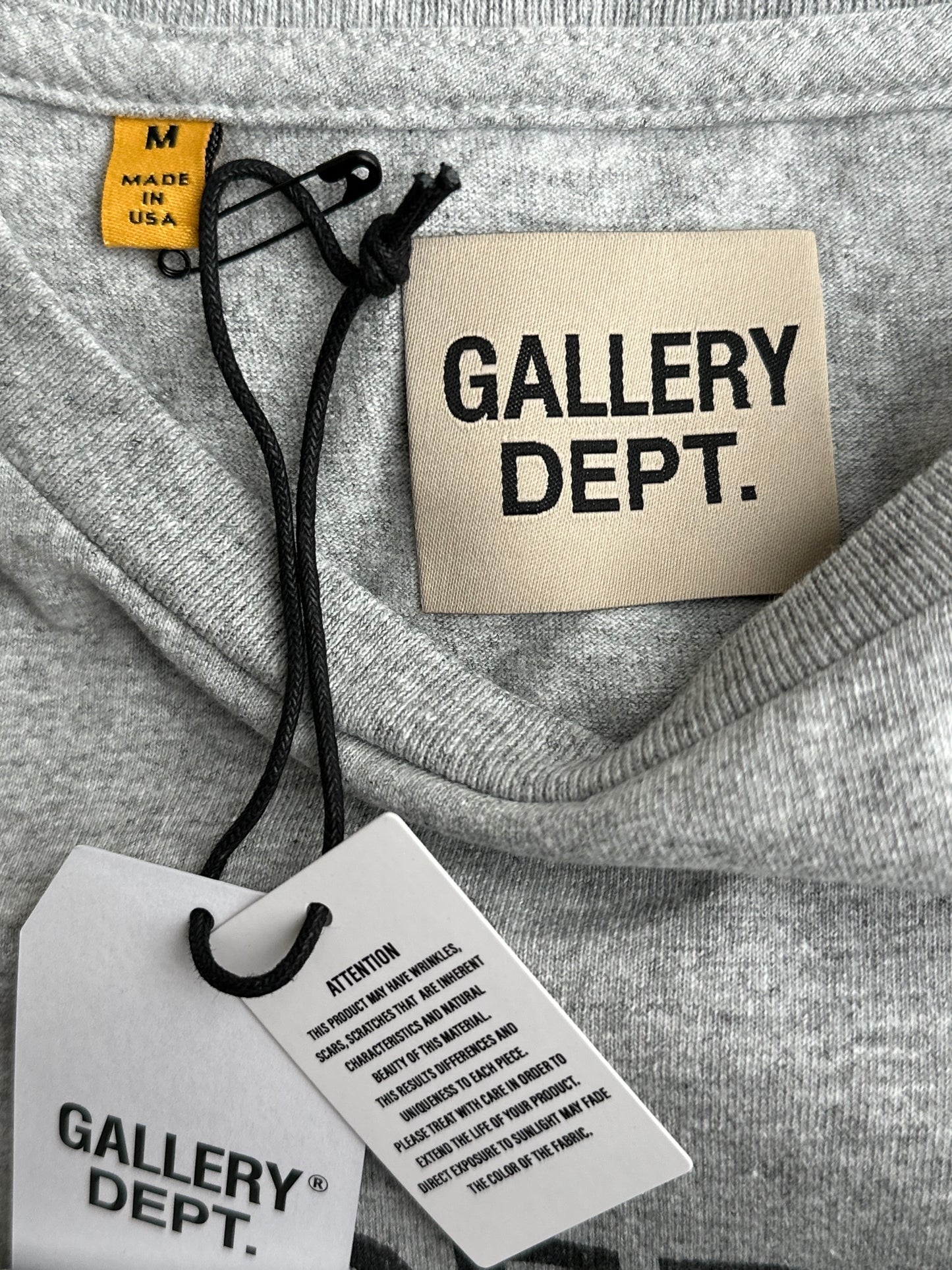 Gallery Dept Grey & Black Dept Logo Longsleeve T-Shirt
