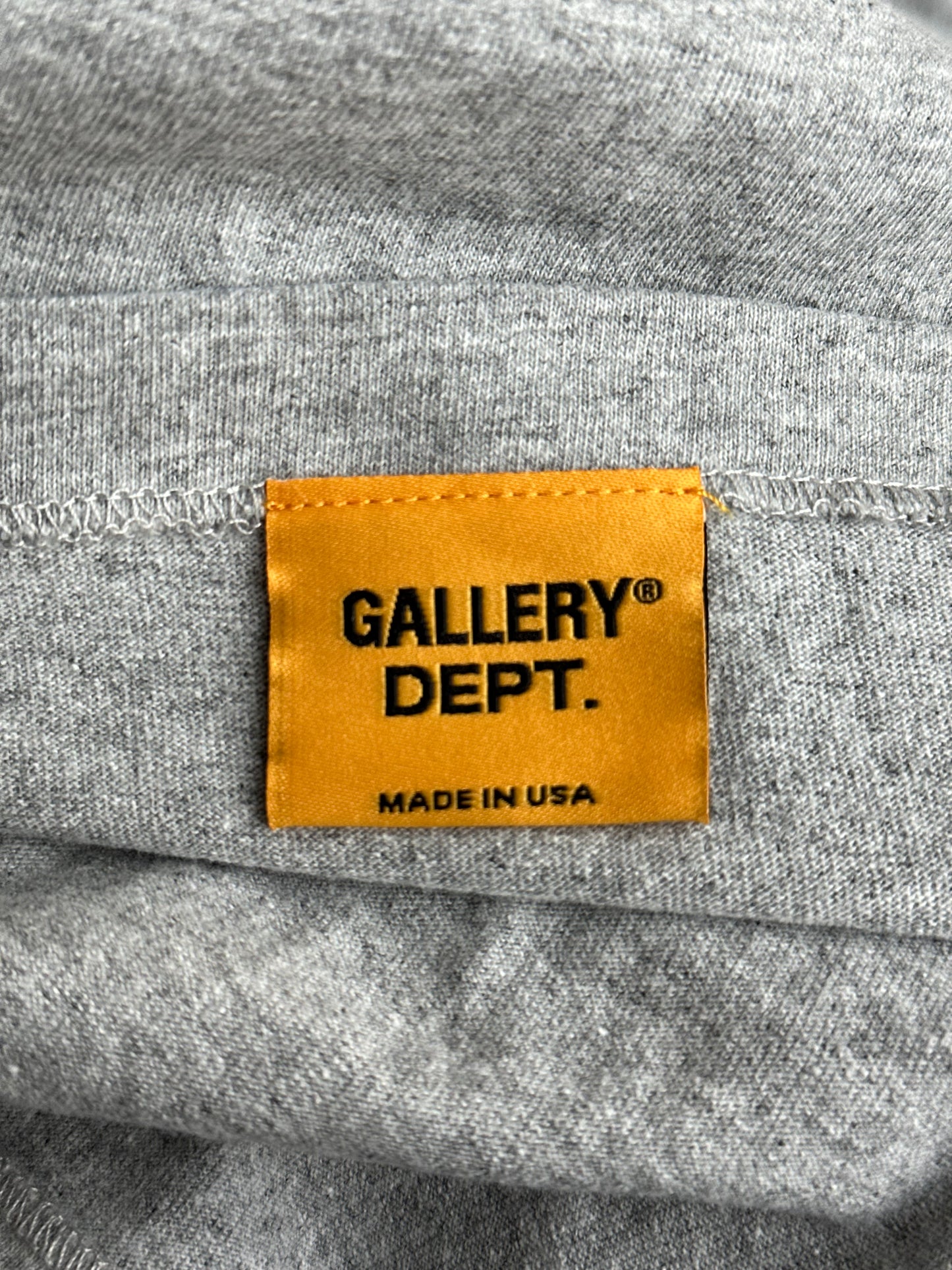 Gallery Dept Grey & Black Dept Logo Longsleeve T-Shirt
