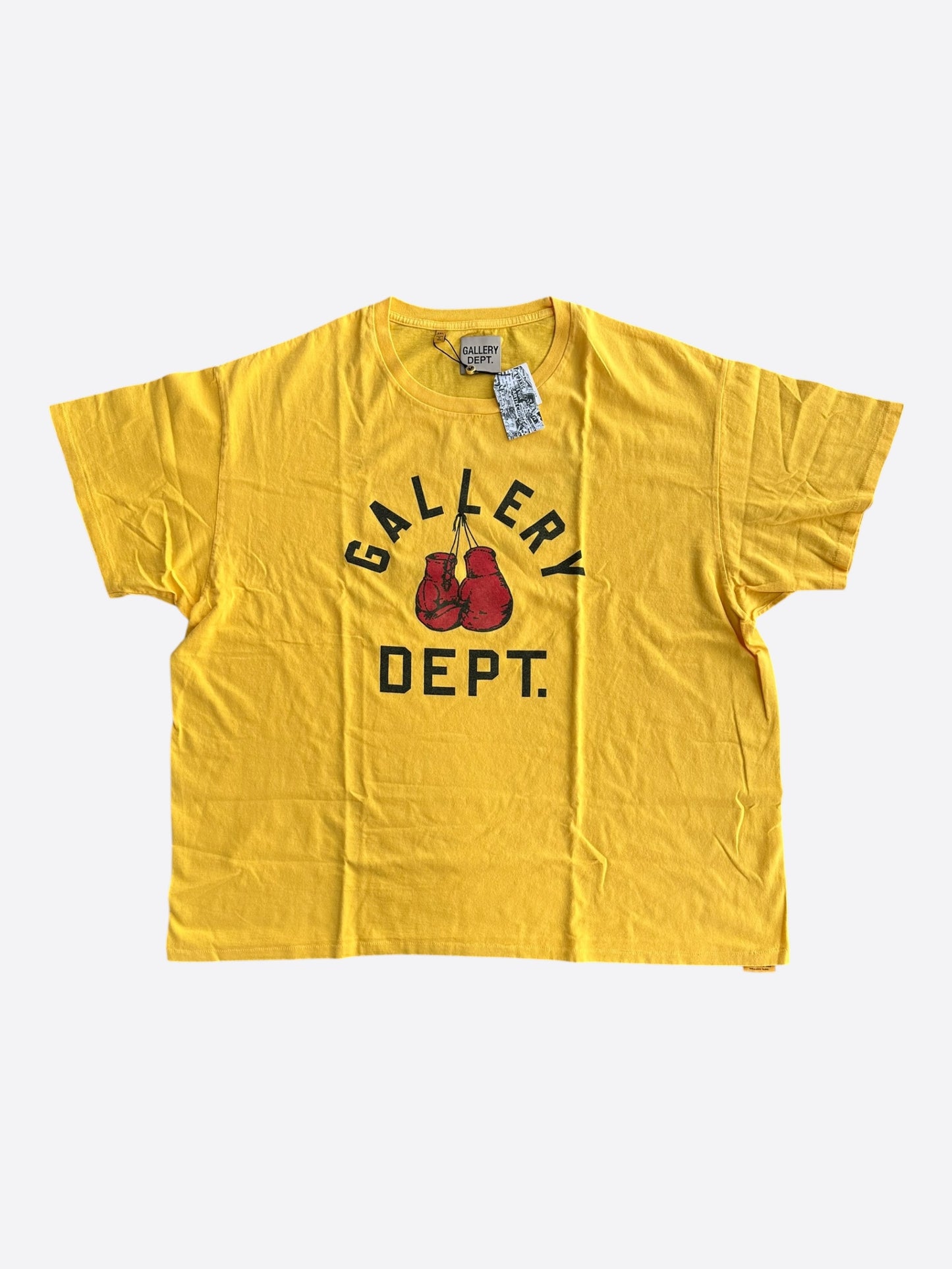 Gallery Dept Yellow Boxing Logo T-Shirt