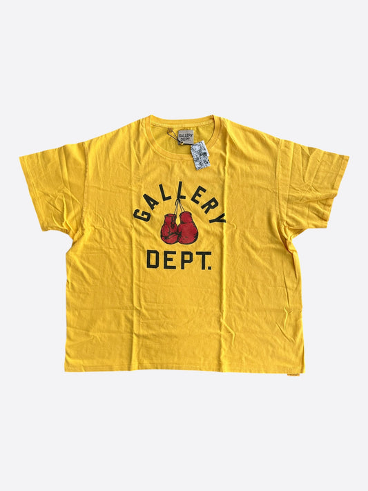 Gallery Dept Yellow Boxing Logo T-Shirt