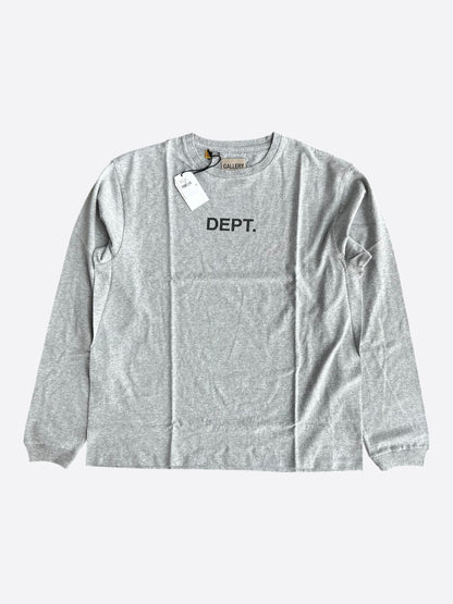 Gallery Dept Grey & Black Dept Logo Longsleeve T-Shirt