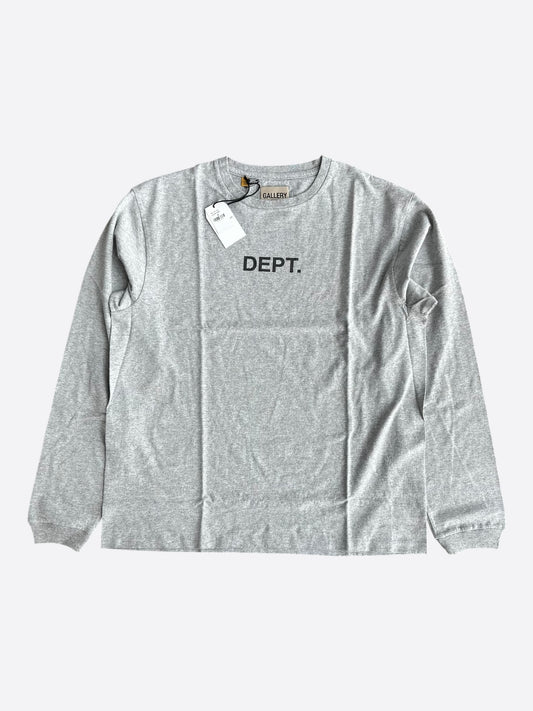 Gallery Dept Grey & Black Dept Logo Longsleeve T-Shirt