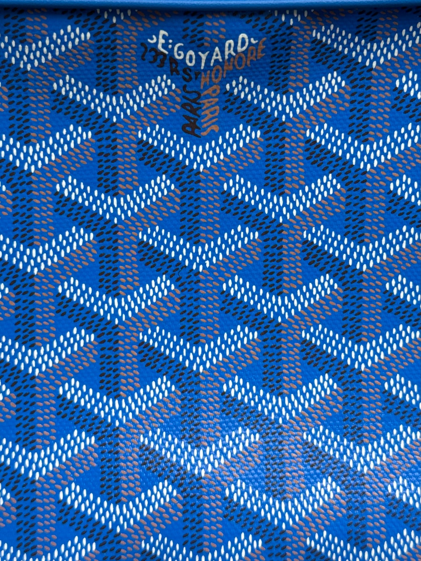 Goyard Blue Cap Vert Shoulder Bag