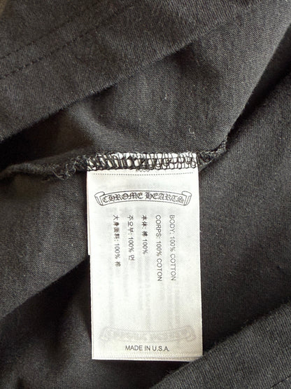 Chrome Hearts Black & White Miami Horseshoe Logo T-Shirt