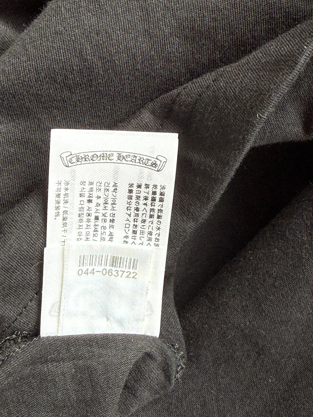 Chrome Hearts Black & White Miami Horseshoe Logo T-Shirt