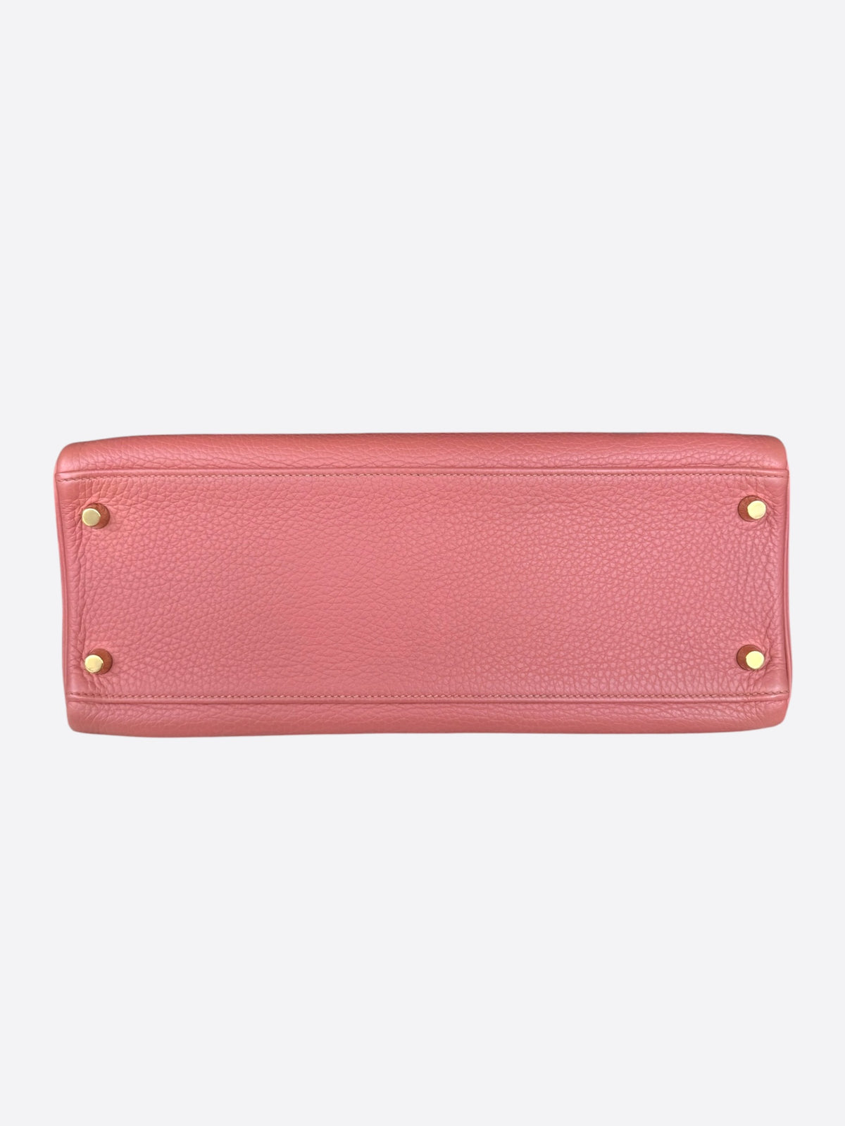 Hermes Pink Salmon Clemence & Gold Hardware Kelly 32