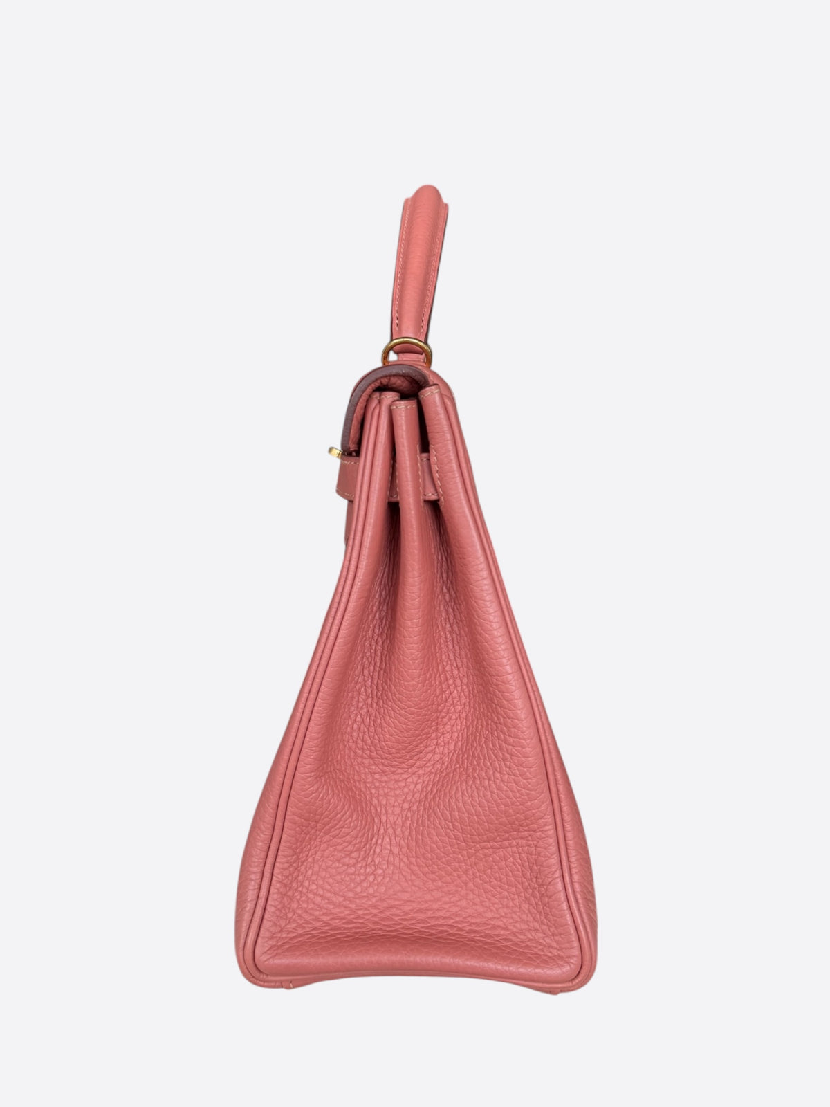 Hermes Pink Salmon Clemence & Gold Hardware Kelly 32