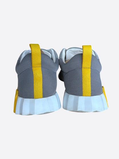 Hermes Grey & Yellow Bouncing Sneakers