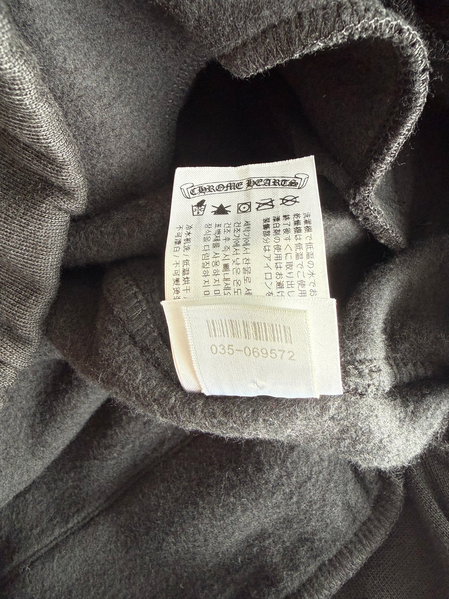 Chrome Hearts Black Tonal Miami Exclusive Logo Sweatpants