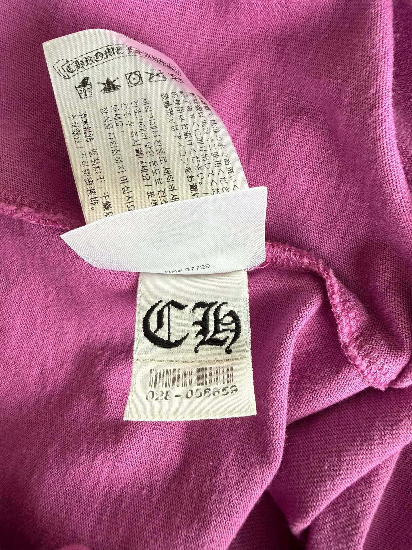 Chrome Hearts Matty Boy Purple Spider Web Longsleeve T-Shirt