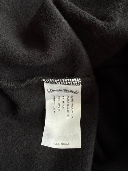Chrome Hearts Black & White St. Barth Cross Logo Hoodie