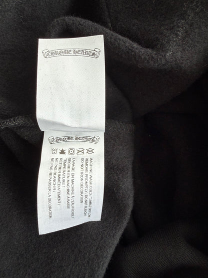 Chrome Hearts Black & White St. Barth Cross Logo Hoodie