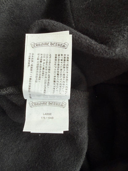 Chrome Hearts Black & White St. Barth Cross Logo Hoodie