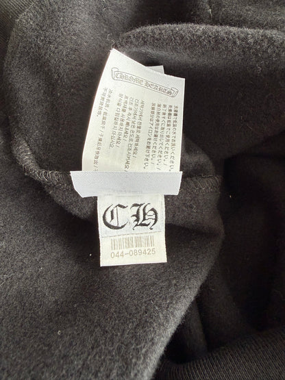 Chrome Hearts Black & White St. Barth Cross Logo Hoodie