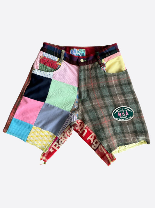 Better With Age Multicolor Patchwork Eleanor Shorts