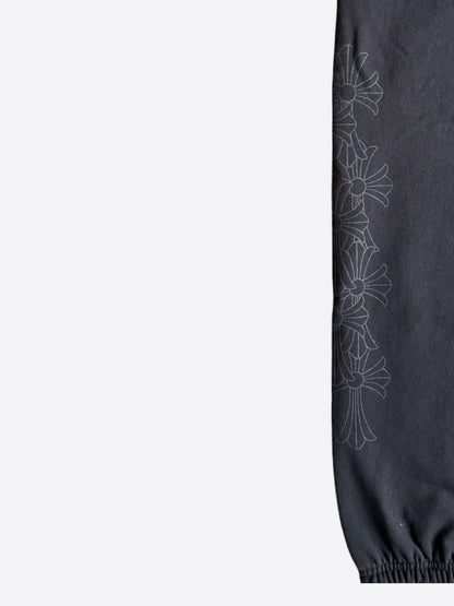 Chrome Hearts Black Tonal Miami Exclusive Logo Sweatpants