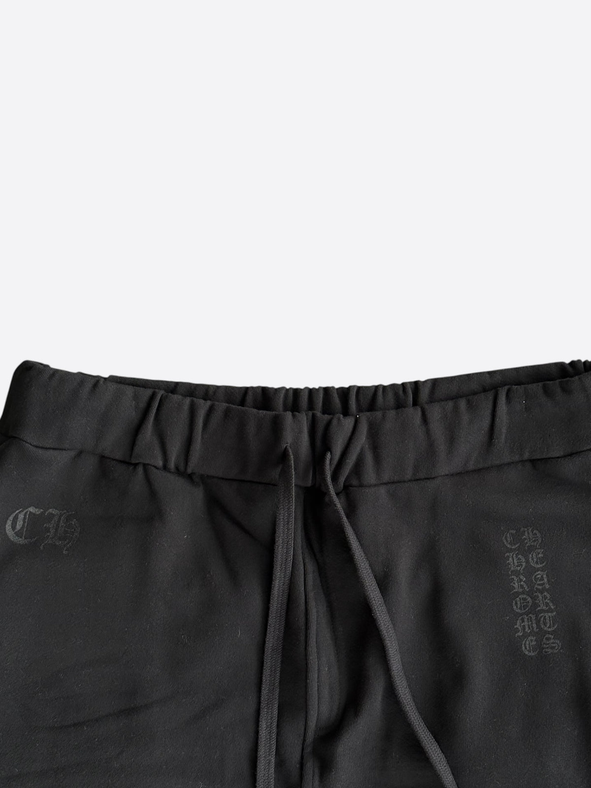 Chrome Hearts Black Tonal Miami Exclusive Logo Sweatpants