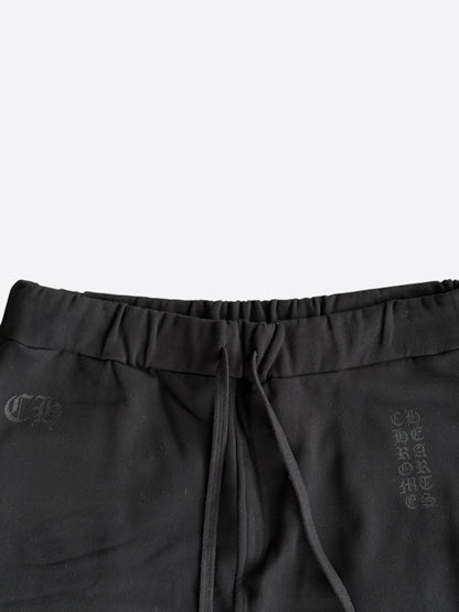 Chrome Hearts Black Tonal Miami Exclusive Logo Sweatpants