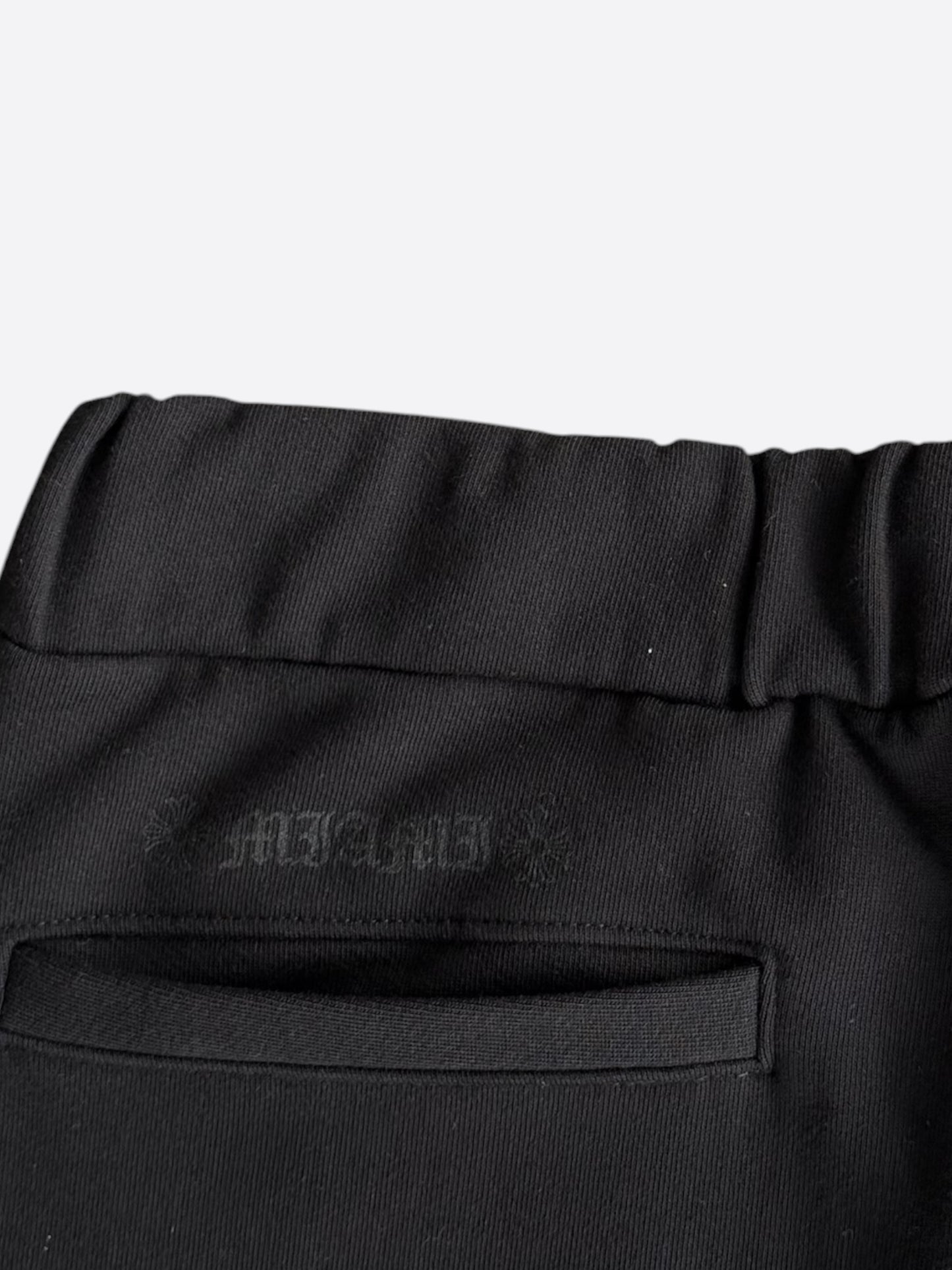 Chrome Hearts Black Tonal Miami Exclusive Logo Sweatpants