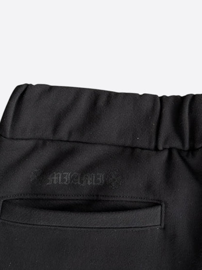 Chrome Hearts Black Tonal Miami Exclusive Logo Sweatpants