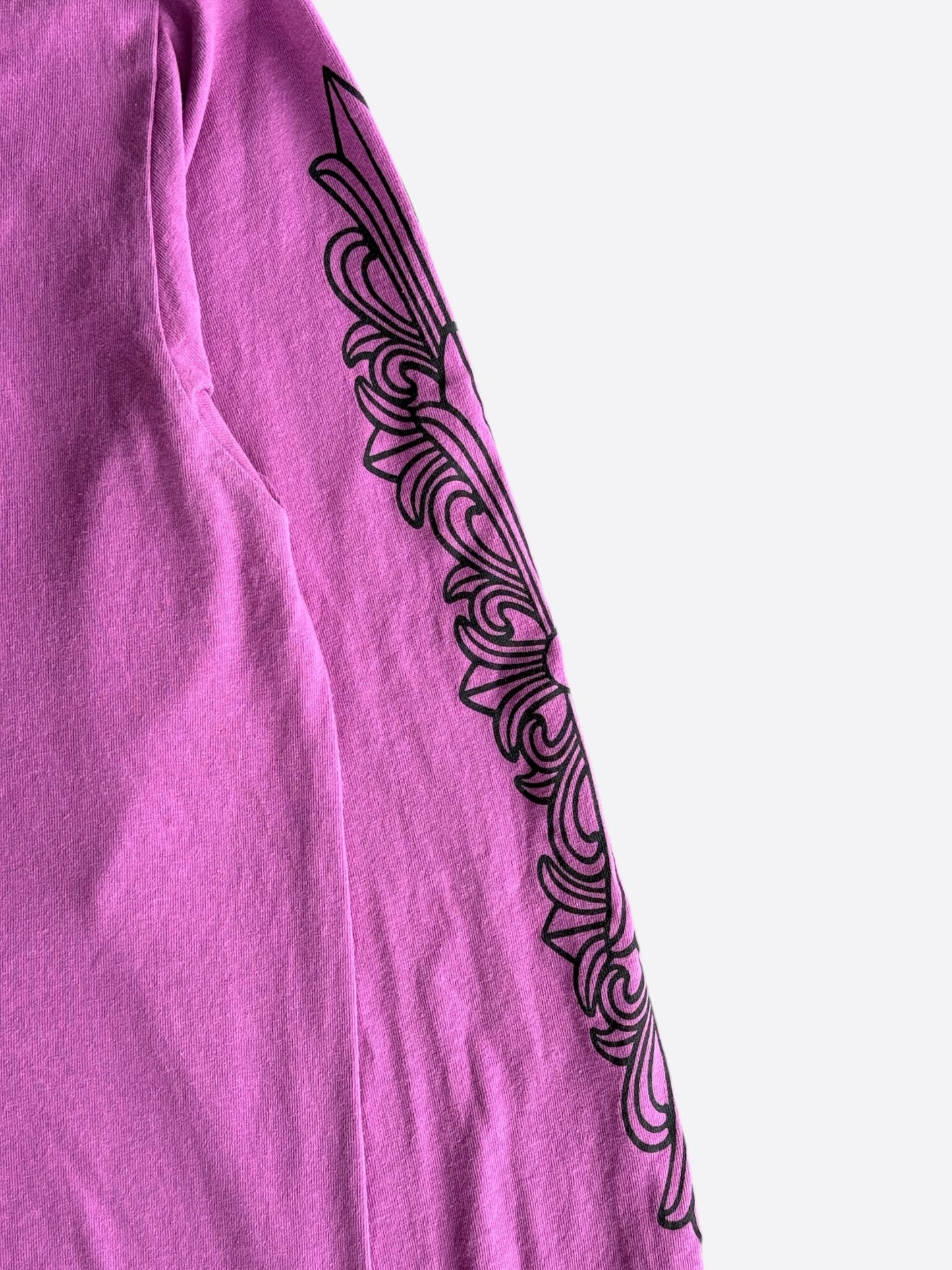 Chrome Hearts Matty Boy Purple Spider Web Longsleeve T-Shirt