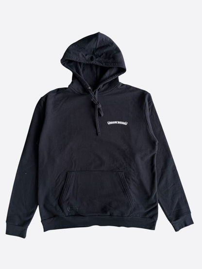 Chrome Hearts Black & White St. Barth Cross Logo Hoodie