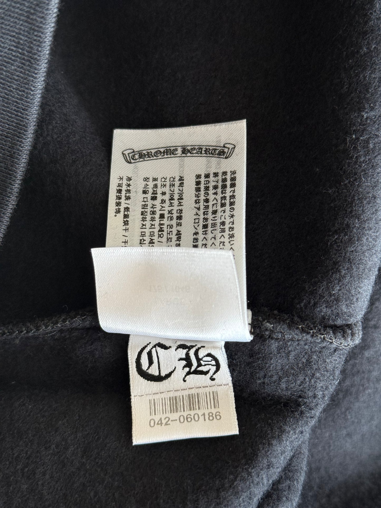 Chrome Hearts Black & Olive Script Logo Hoodie