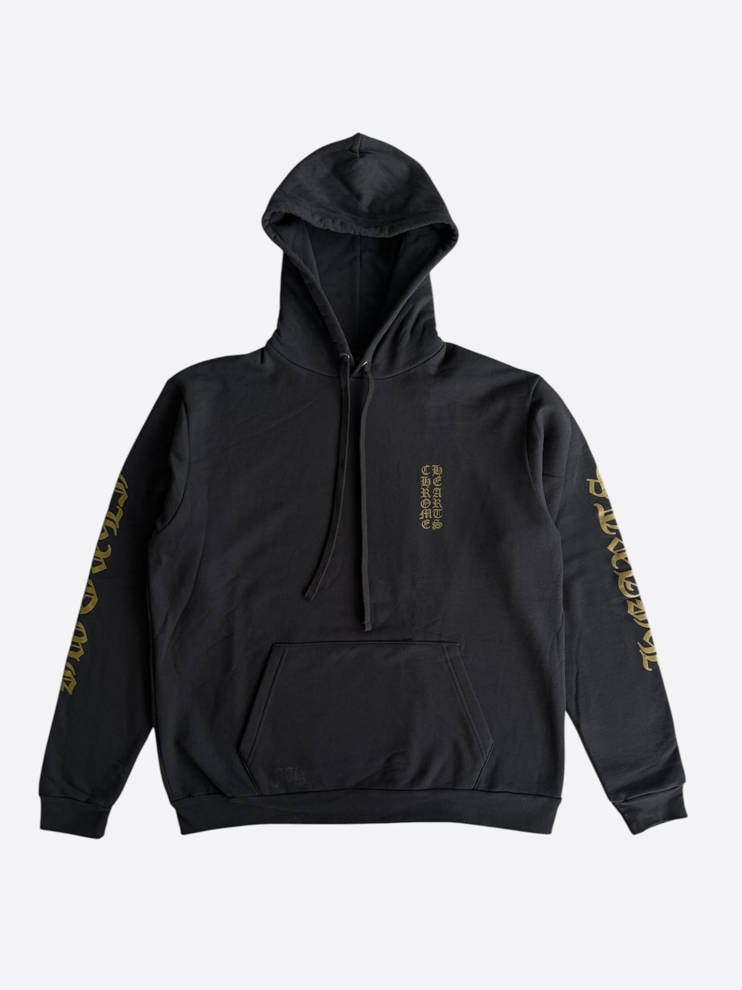 Chrome Hearts Black & Olive Script Logo Hoodie