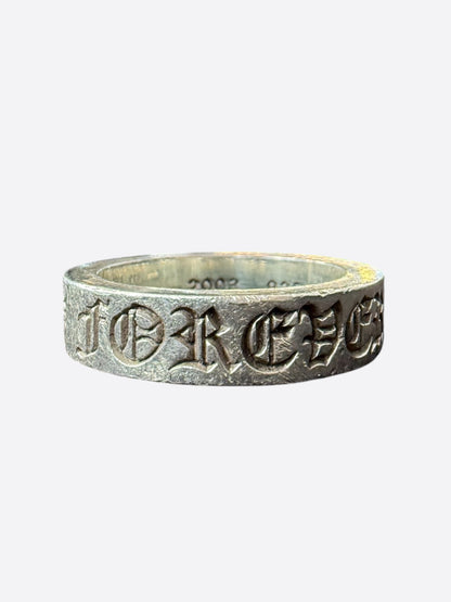 Chrome Hearts Silver Forever Ring