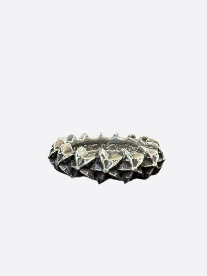 Chrome Hearts Silver Star Band Ring