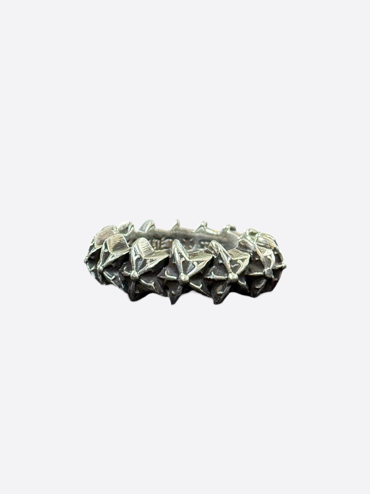 Chrome Hearts Silver Star Band Ring