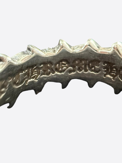 Chrome Hearts Silver Star Band Ring