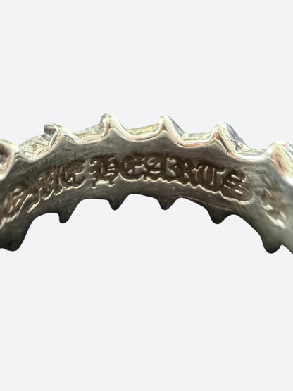 Chrome Hearts Silver Star Band Ring